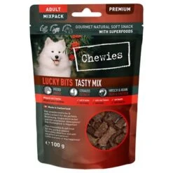 Chewies Lucky Bits - Pack Mixto 33 Chewies Lucky Bits - Pack Mixto -KONG Ventas 044920 chw luckybits tasty mix 100g front 72dpi 1500px 0