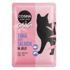 Cosma Asia 24 X 100 G En Bolsitas Para Gatos -KONG Ventas 103497 pla cosma asia tunasalmon 100g 0