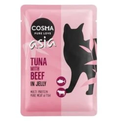 Cosma Asia 24 X 100 G En Bolsitas Para Gatos -KONG Ventas 103598 pla cosma asia tunabeef 100g 4