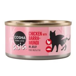 Cosma Asia En Gelatina 6 X 170 G -KONG Ventas 160597 pla cosma asia chickenbarramundi 170g 6