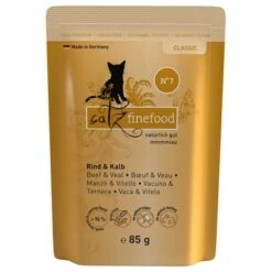 Catz Finefood En Sobres 8 X 85 G -KONG Ventas 172196 pla petsnature catzfinefood rindkalb 85g hs 01 1