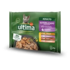 Ultima Cat Sterilized 48 X 85 G Comida Húmeda Para Gatos -KONG Ventas 181498 pla ultima cat sterilized fischauswahl hs 01 7