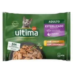 Ultima Cat Sterilized 48 X 85 G Comida Húmeda Para Gatos -KONG Ventas 181499 ultima cat sterilized huhnlachs hs 03 7