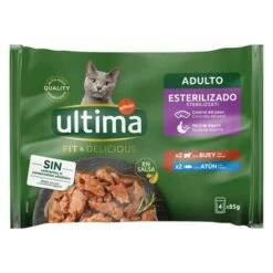 Ultima Cat Sterilized 48 X 85 G Comida Húmeda Para Gatos -KONG Ventas 181500 ultima cat sterilized rindthunfisch hs 02 1