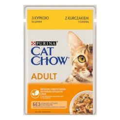 Cat Chow 26 X 85 G Comida Húmeda Para Gatos -KONG Ventas 186572 pla nestle catchow adult chicken 85g hs 01 0