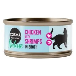 Pack Ahorro: Cosma Nature 48 X 70 G -KONG Ventas 1 60831 pla cosma nature chickenshrimps 70g 1