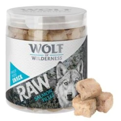 Pack Ahorro 4 X Wolf Of Wilderness RAW Snacks Liofilizados Premium -KONG Ventas 1 wow raw snacks salmon 1000x1000 9