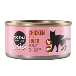Cosma Asia En Gelatina 6 X 170 G -KONG Ventas 21759 pla cosma asia chickenliver 170g 2