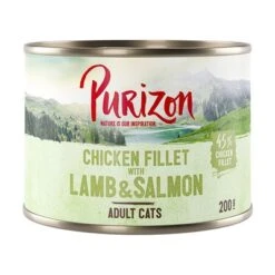 Purizon Adult 6 X 200 G Comida Húmeda Para Gatos, Sin Cereales 25 Purizon Adult 6 X 200 G Comida Húmeda Para Gatos, Sin Cereales -KONG Ventas 222196 pla purizon lachs lamm 200g 4