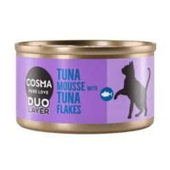 Cosma DUO Layer 24 X 70 G - Pack Ahorro -KONG Ventas 350197 pla cosma duo layer tuna mousse tuna 70g 0
