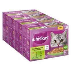 Whiskas 1+ Años 96 X 85 En Bolsitas 23 Whiskas 1+ Años 96 X 85 En Bolsitas -KONG Ventas 355702 pla megapack whiskas 1plus adult frischebeutel gemischte auswahlgelee 48x85g hs 01 7