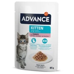 Advance Kitten Con Pavo Comida Húmeda Para Gatos -KONG Ventas 374596 affinity advance kitten truthahn hs 06 0