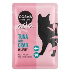 Cosma Asia 24 X 100 G En Bolsitas Para Gatos -KONG Ventas 55566 pla cosma asia tunacrab 100g 6