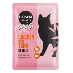 Cosma Asia 24 X 100 G En Bolsitas Para Gatos -KONG Ventas 55567 pla cosma asia chickentuna 100g 6