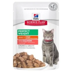Hill's Science Plan Hill's Perfect Weight Sobres Para Gatos -KONG Ventas 70906 pla hills perfectweightadult salmon 1