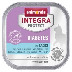 Animonda Integra Protect Adult Diabetes 6 X 100 G Para Gatos -KONG Ventas 82725 animond integra protect adult diabetes schale lachs 6x100g hs 02 5