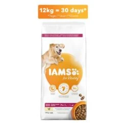 IAMS For Vitality Senior & Mature Large Con Pollo Fresco -KONG Ventas 83514 iams dog seniormature large 12kg 2 7