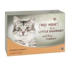 My Star Bocaditos En Salsa Gourmet En Latas 24 X 85 G Para Gatos -KONG Ventas 89151 pla mystar littlegourmet chunksingravy turkey 12x85g 6