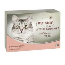 My Star Bocaditos En Salsa Gourmet En Latas 24 X 85 G Para Gatos -KONG Ventas 89896 pla mystar littlegourmet chunksingravy veal 12x85g 4