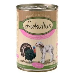 Lukullus Junior Con Corazón De Pavo Y Cordero -KONG Ventas lukullus junior putenherzen lamm 400 g 8