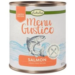 Lukullus Menú Gustico 24 X 800 G - Pack Ahorro -KONG Ventas lukullus menugustico salmon gf limited 800g 1000x1000 1