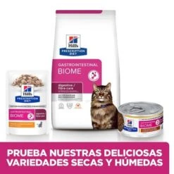 Hill's Prescription Diet Gastrointestinal Biome Con Pollo Sobres Para Gatos -KONG Ventas pd gibiome cat bk32326m bk31171 bk33731m cross sell es 7