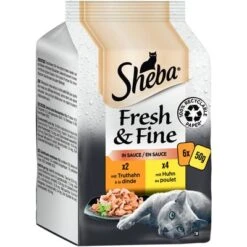 Sheba Fresh & Fine 72 X 50 G - Pack % -KONG Ventas truthahn sauce 4