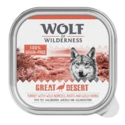 Pack Ahorro: Wolf Of Wilderness Adult 12 X 300 G -KONG Ventas wow greatdesert 300gtray 1000px 3